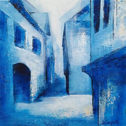 Painting Narrow street by Coupette Steffi | Painting Abstract Acrylic Urban
