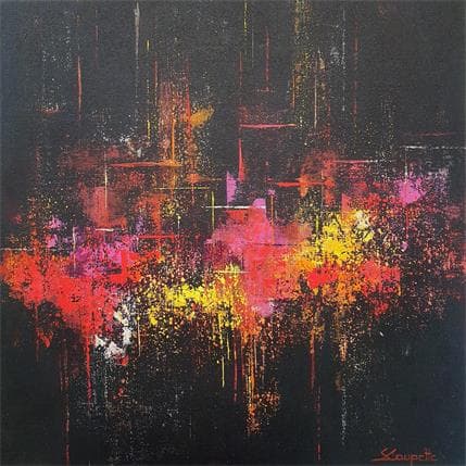 Painting Night changes by Coupette Steffi | Painting Abstract Acrylic Urban