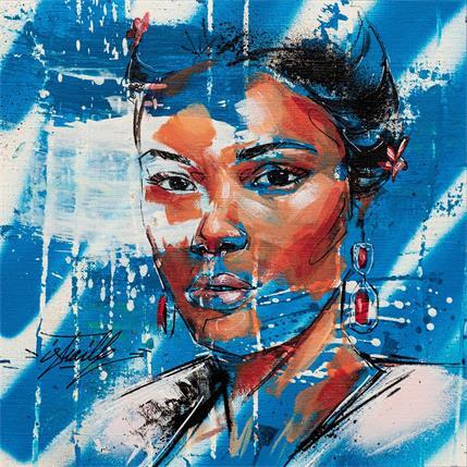 Painting ZOFIA by Istraille | Painting Street art Mixed Pop icons, Portrait