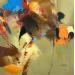 Gemälde Strange harmony von Virgis | Gemälde Abstrakt Minimalistisch Öl