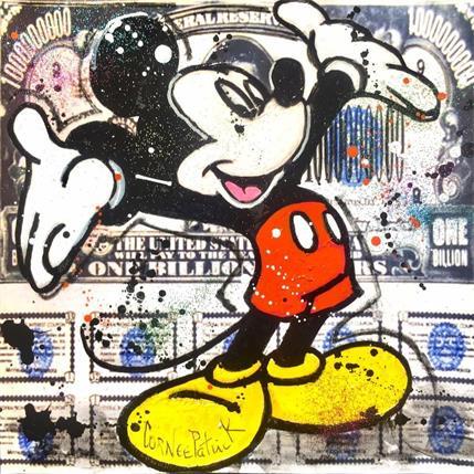 Painting Mickey one billion dollars by Cornée Patrick | Painting Pop art Acrylic, Graffiti, Mixed, Oil Life style, Pop icons, Portrait