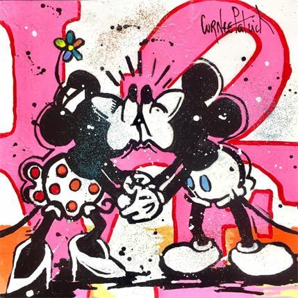 Painting Mickey et Minnie, l'amour toujours by Cornée Patrick | Painting Pop art Graffiti, Mixed, Oil Life style, Pop icons