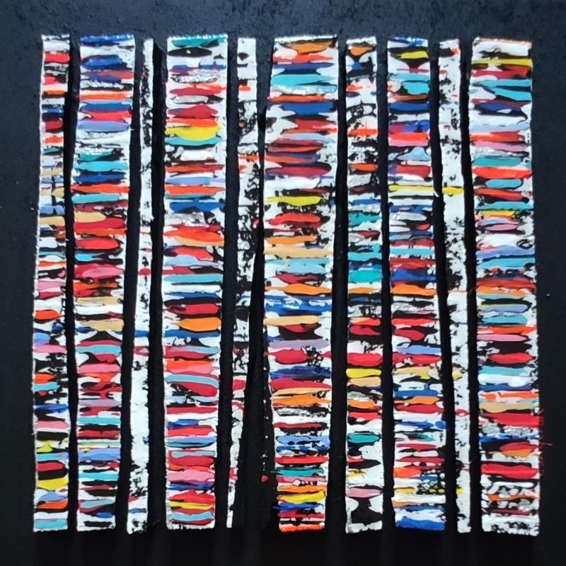 Painting Bc 10 fine multi argent by Langeron Luc | Painting  Acrylic, Resin, Wood