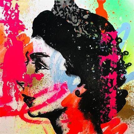 queen elizabeth pop art portrait