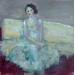 Gemälde La danseuse von De Sousa Miguel | Gemälde Figurativ Porträt Pappe