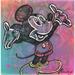 Gemälde Mickey sketch von Chauvijo | Gemälde Figurativ Pop-Ikonen Graffiti Acryl Harz
