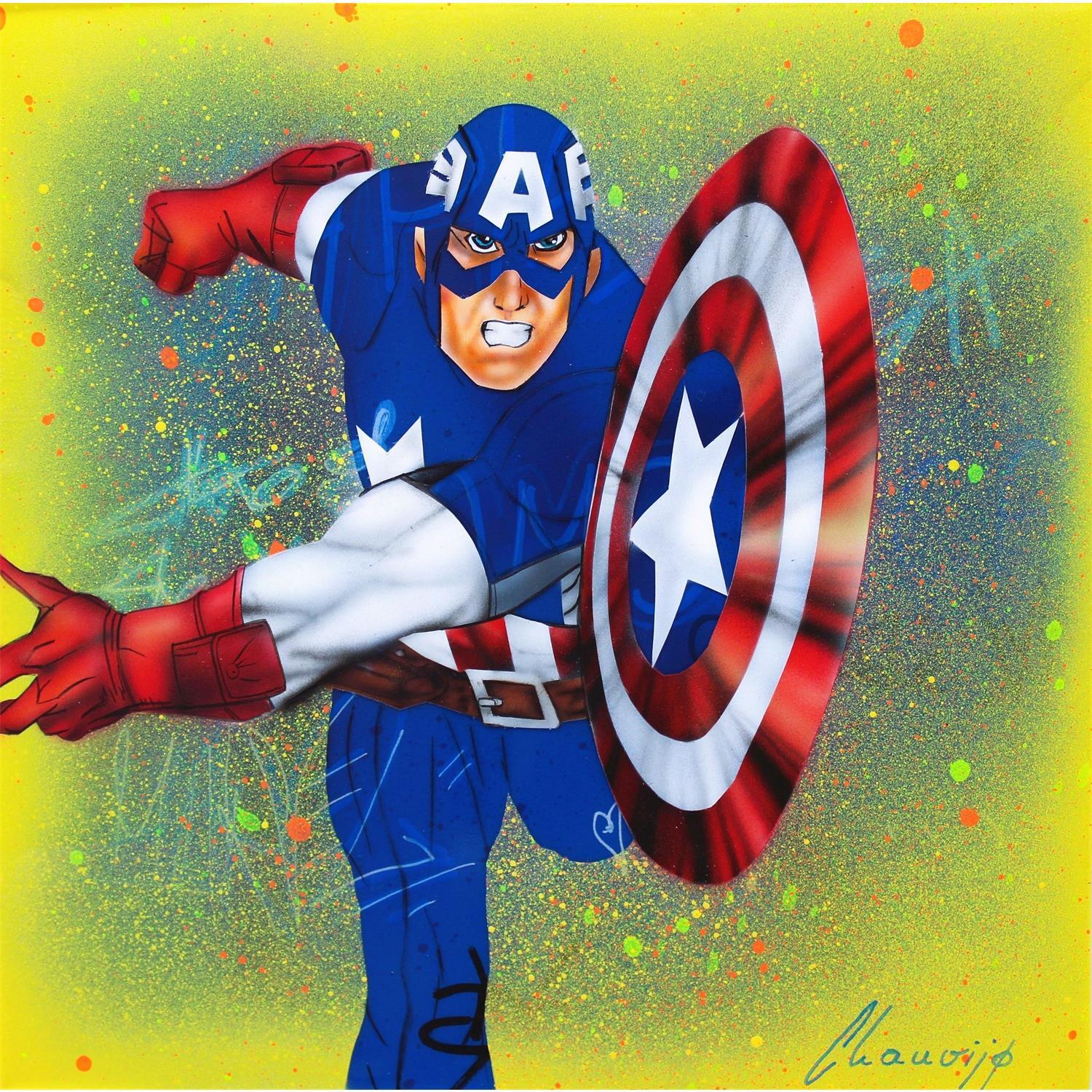 ▷ Peinture Captain America par Chauvijo