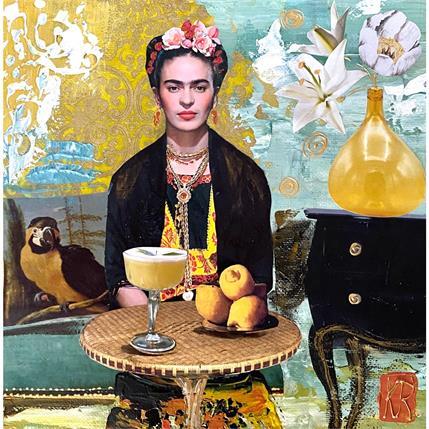 Painting Frida by Romanelli Karine | Painting  Pop icons