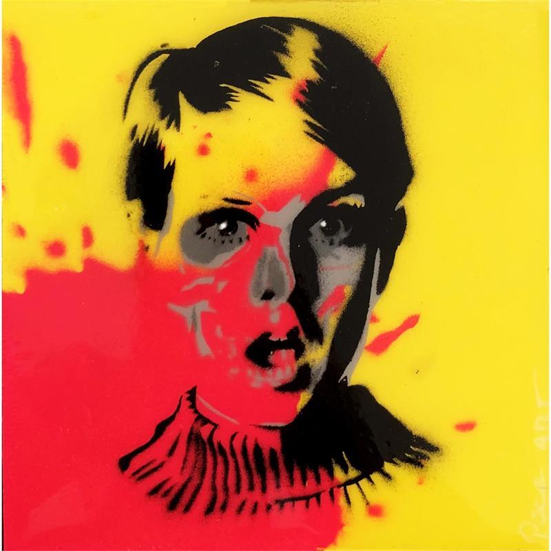 Painting Ah! by Puce | Painting Pop art Mixed Pop icons