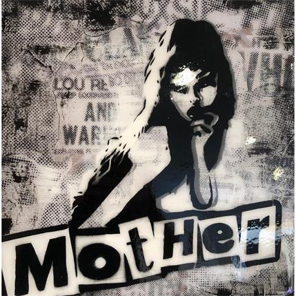 Painting Mother by Puce | Painting Pop art Mixed Black & White