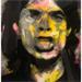 Peinture Mick par Puce | Tableau Pop-art Icones Pop Bois Acrylique
