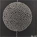 Peinture Cercle infini argenté par Godet Claire | Tableau Encre