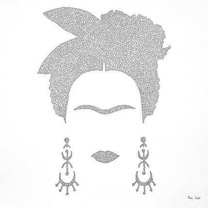 Peinture Frida Kahlo par Godet Claire | Tableau Figuratif