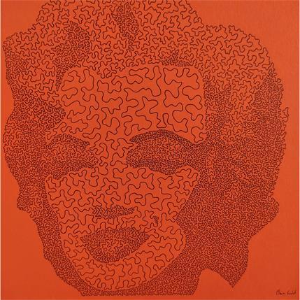 Gemälde Marylin orange von Godet Claire | Gemälde Pop-Art Pop-Ikonen