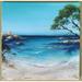 Painting Littoral by Nahon Bruno | Painting Figurative Landscapes Acrylic
