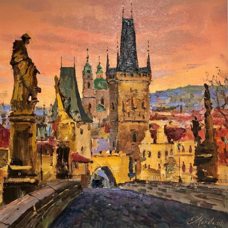 Painting In Prague by Mekhova Evgeniia | Painting Oil
