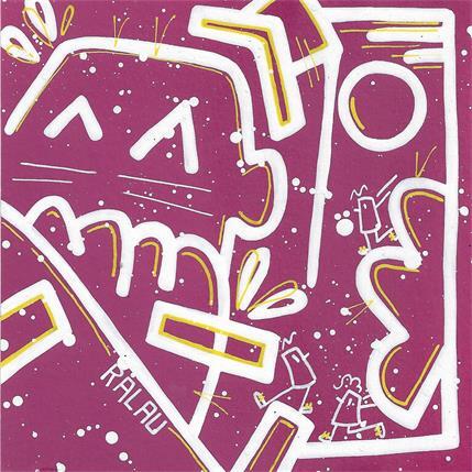 Gemälde It's funny 2 von Ralau | Gemälde Pop-Art Acryl Alltagsszenen