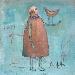 Peinture L'oiseau par Guillon Anne | Tableau Figuratif Scènes de vie