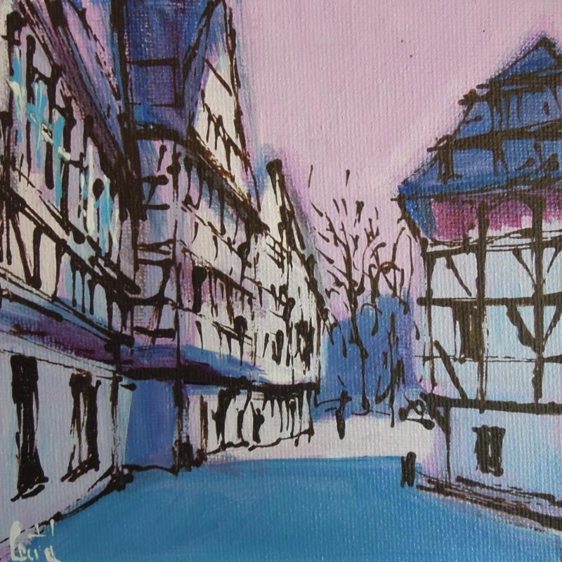 Painting Strasbourg, Petite France n°177 by Castel Michel | Painting Figurative Acrylic