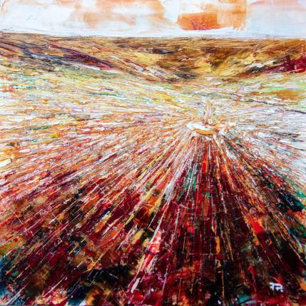 Painting Ghardaia by Reymond Pierre | Painting Abstract Oil Urban