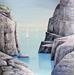 Painting AN148 Calanque de Cassis by Burgi Roger | Painting Raw art Marine
