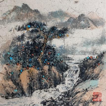 Painting Stream  by Yu Huan Huan | Painting Raw art Watercolor Landscapes, Pop icons
