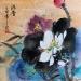 Gemälde A breath of fresh perfume von Yu Huan Huan | Gemälde Figurativ Urban Stillleben Aquarell Tinte