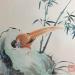 Painting Bird  by Yu Huan Huan | Painting Figurative Animals still-life Watercolor
