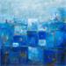 Painting Sonate Bleu 1 by Solveiga | Painting
