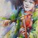 Painting Pas si clown by Dubost | Painting Figurative Portrait Acrylic