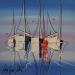 Peinture Douce mer par Fonteyne David | Tableau Figuratif Marine Acrylique