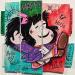 Painting Mafalda by Molla Nathalie  | Painting Pop art Mixed Pop icons
