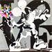 Painting Mickey Love Black  by Cornée Patrick | Painting Pop art Pop icons Animals Mixed
