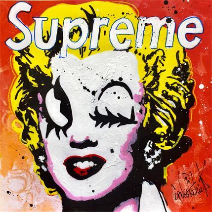 Painting Marilyne Betty, Supreme by Cornée Patrick | Painting Pop art Mixed Pop icons