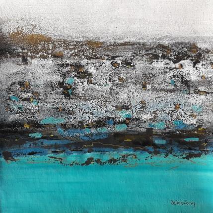 Painting CRISTALES DEL MAR by Levin Betina | Painting Abstract Acrylic, Mixed Landscapes