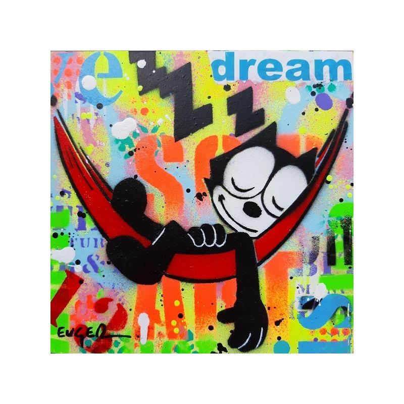 Painting DREAMING by Euger Philippe | Painting Pop art Mixed Pop icons