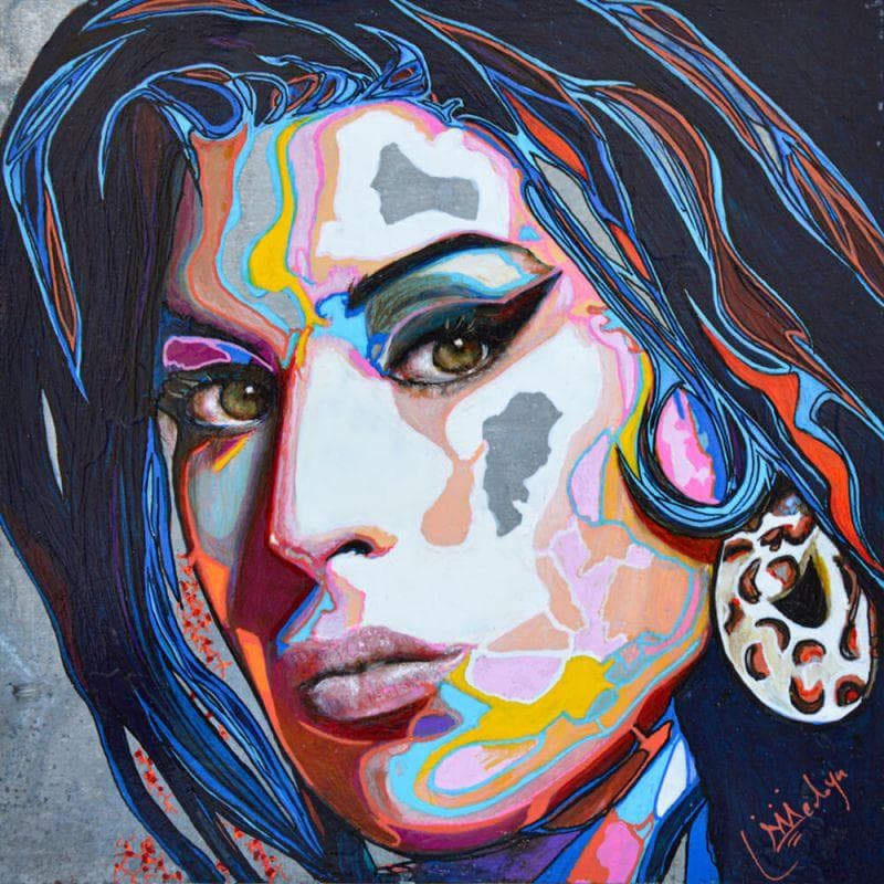 Painting Amy by Medeya Lemdiya | Carré d'artistes