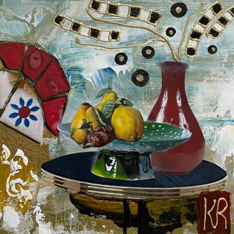 Painting C'était bien  by Romanelli Karine | Painting Figurative still-life Mixed