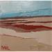 Painting Sable et algues à découvert by PAPAIL | Painting Figurative Landscapes Oil