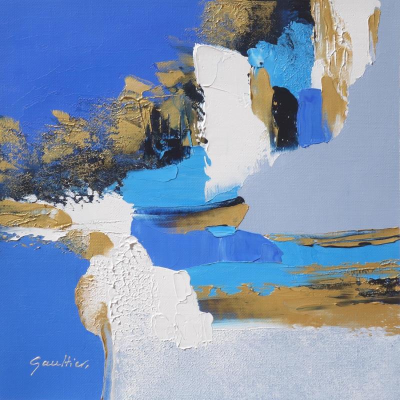 Gemälde Côte bleue von Gaultier Dominique | Gemälde Abstrakt Öl