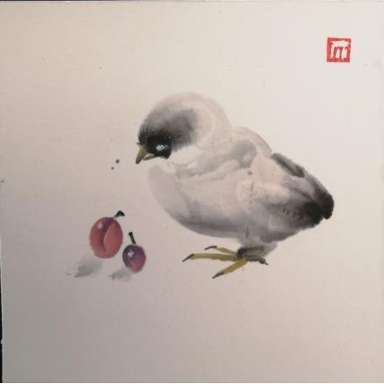 Painting Les chicks c'est chic 4 by De Giorgi Mauro | Painting Raw art Animals, Black & White, Pop icons