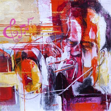 Gemälde jazz\Sonho von Silveira Saulo | Gemälde Figurativ Acryl Pop-Ikonen