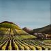 Gemälde Les vignes de Bourgogne von Touras Sophie-Kim  | Gemälde Figurativ Landschaften Urban