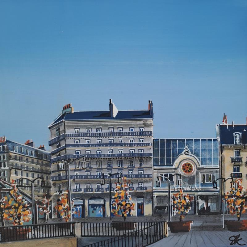 Painting Le cinéma Darcy de Dijon  by Touras Sophie-Kim  | Painting