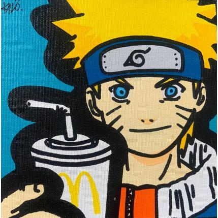 Painting Naruto with Mc Donald's cup by Kalo | Painting Pop art Mixed Pop icons, Portrait