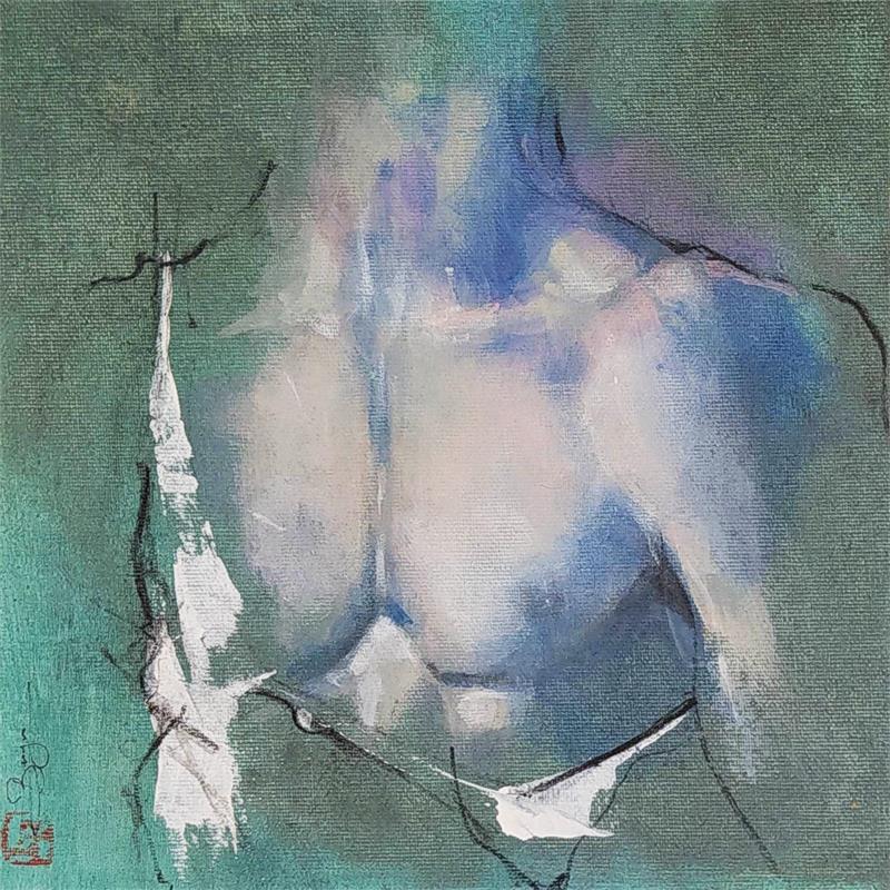 Painting SCULPTURE 06 by Bergues Laurent | Painting Figurative Nude Acrylic