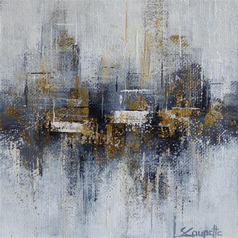 Painting On The Other Side by Coupette Steffi | Painting Abstract Acrylic, Cardboard Urban