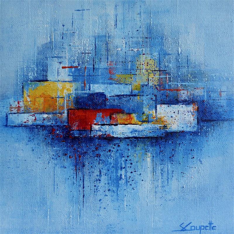 Peinture Outlook 2 par Coupette Steffi | Tableau Abstrait Acrylique, Carton Urbain