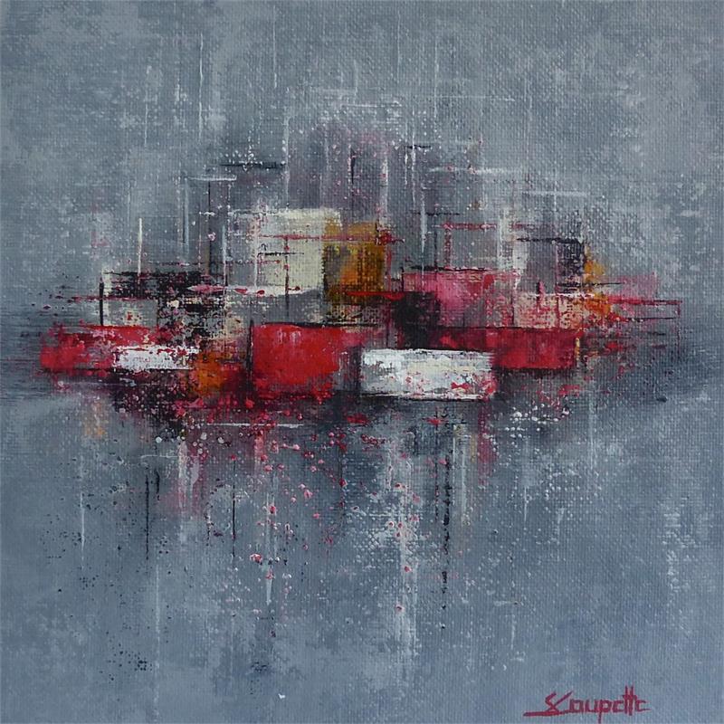 Painting Open Minded by Coupette Steffi | Painting Abstract Acrylic Urban