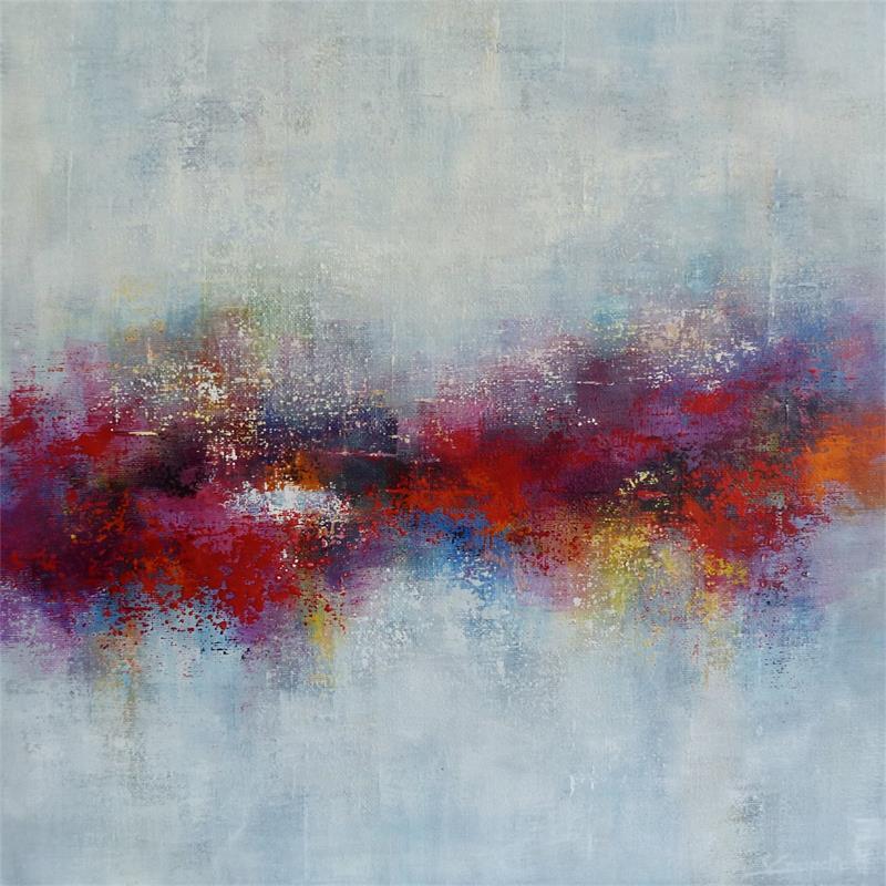 Painting Out-Of-Sight by Coupette Steffi | Painting Abstract Acrylic, Cardboard Landscapes